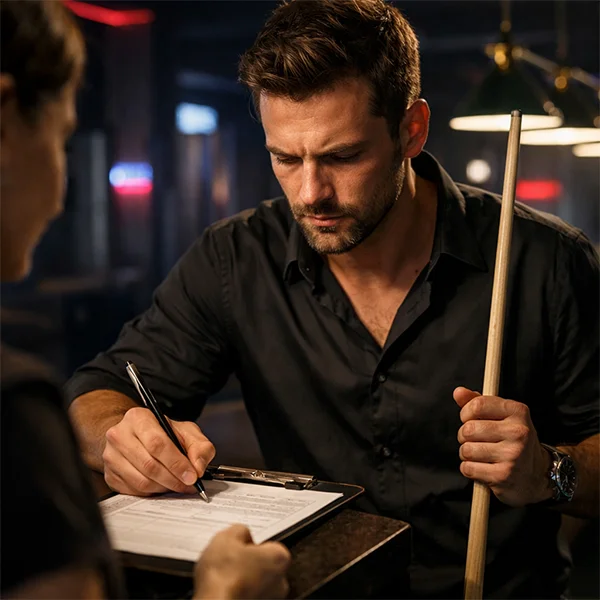 Запись на турниры по бильярду